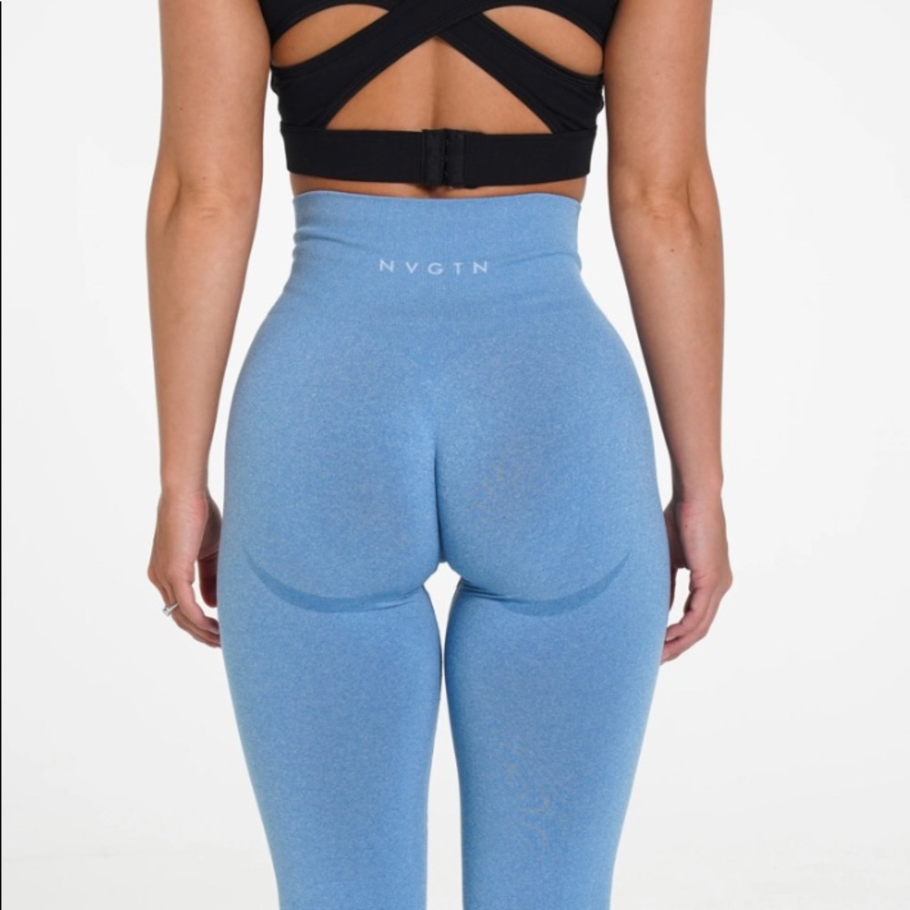 NVGTN Sky Blue Seamless Leggings S